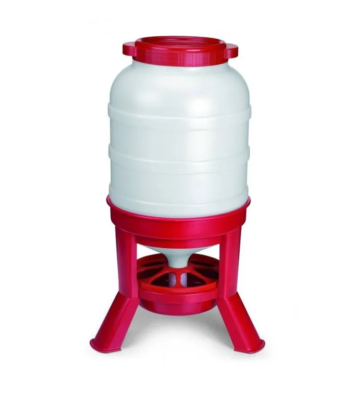 Mangeoire pour volailles sur pieds 40L