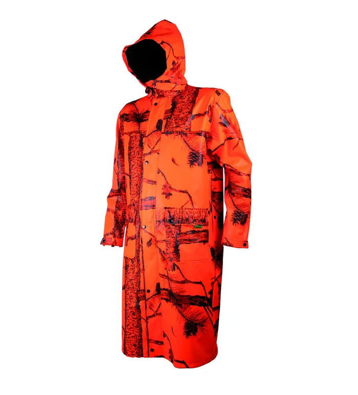 Manteau de pluie long orange Treeland