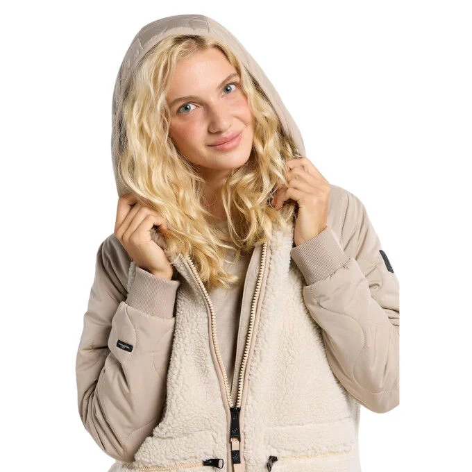 Manteau Femme Ragwear Longeddy – Ecru – Image 2