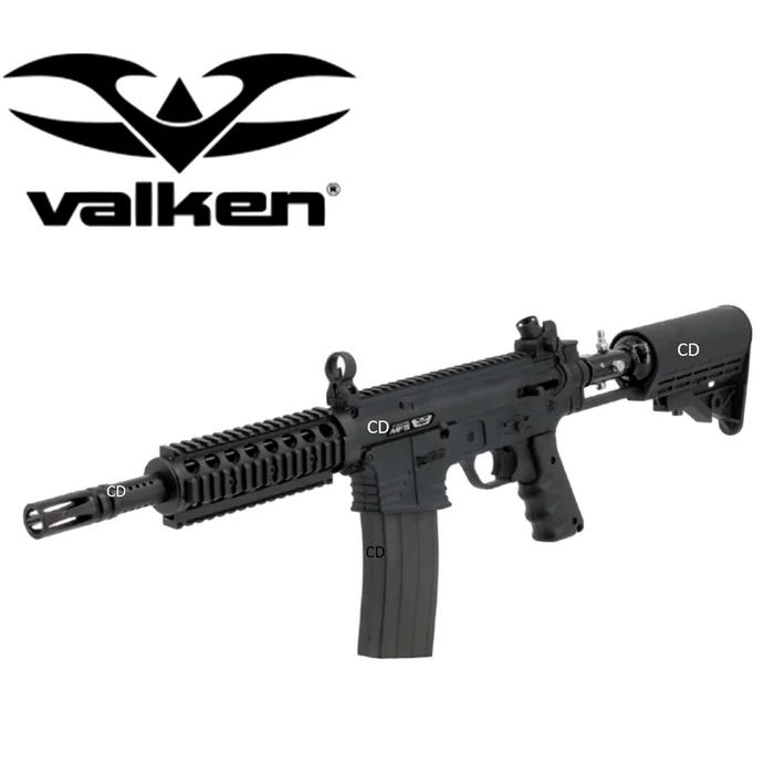 MARQUEUR VALKEN BLACKHAWK MFG NOIR COMPLET