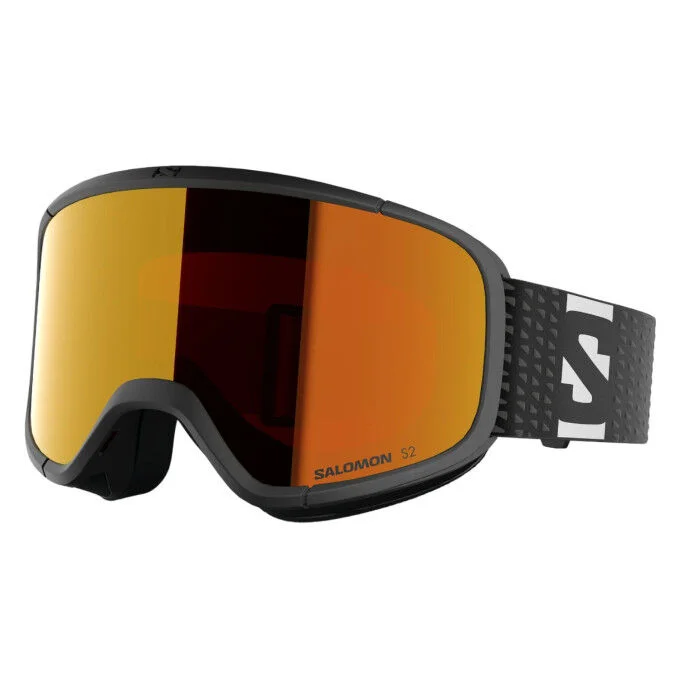 Masque de ski Junior SALOMON Lumi – Black Mid Red