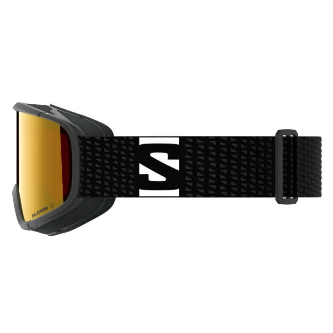 Masque de ski Junior SALOMON Lumi – Black Mid Red – Image 2