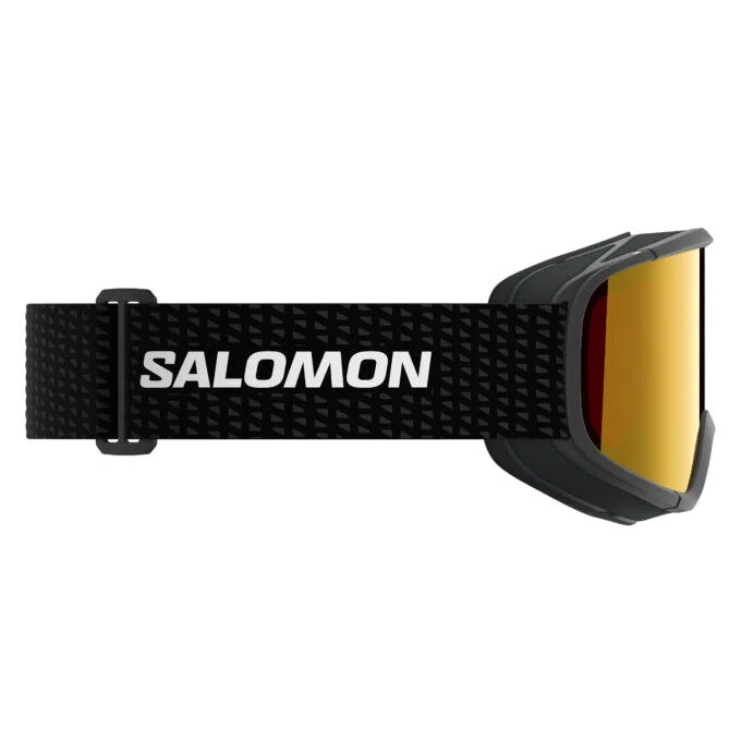 Masque de ski Junior SALOMON Lumi – Black Mid Red – Image 3