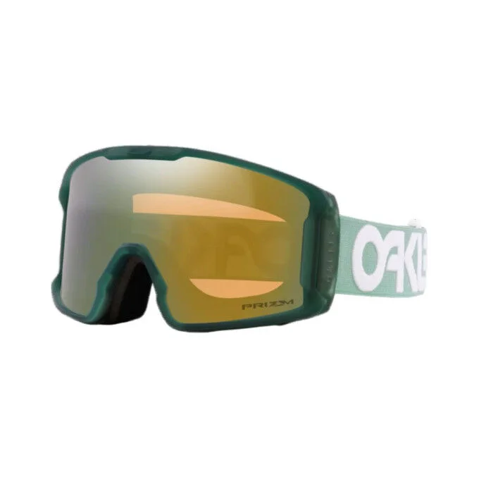 Masque de ski OAKLEY Line Miner M – Matte B1B Jade / Prizm Sage Gold