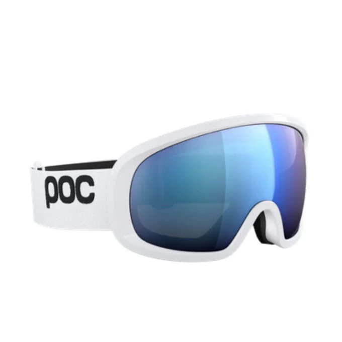 Masque de Ski POC Fovea Mid – Blixten White / Partly Sunny Blue – Image 3