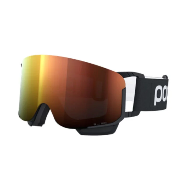 Masque de ski POC Nexal Mid – Uranium Black / Partly Sunny Orange