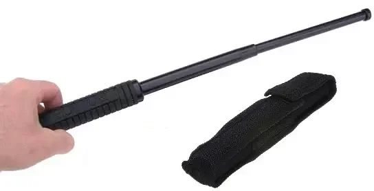 Matraque telescopique 50,5cm impact – baton métal