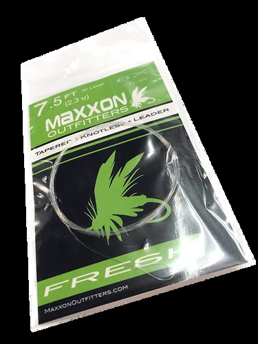 Maxxon &lsquo;FRESH&rsquo; 7,5 FT Conique Leader – 3X (0,008&Prime; de diamètre) 6lb