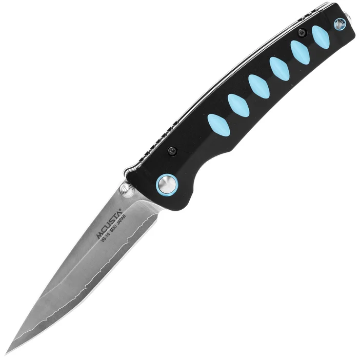 MC-41C – Mcusta Katana Folder Black/Blue Handles