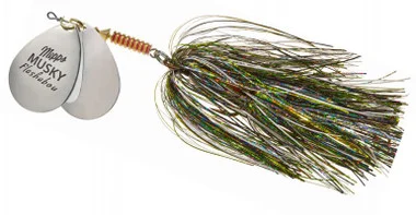 Mepps Double Blade Musky Flashabou Bait Fish Series 1 1/2 OZ – MFD7T BST