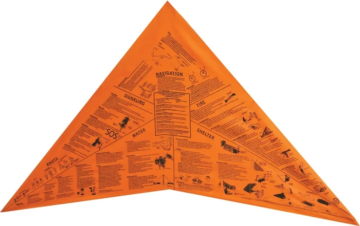METHSO – Survival Metrics Bandana de survie Orange
