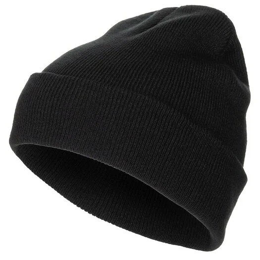 MFH Bonnet, noir, Acrylique, maille fine