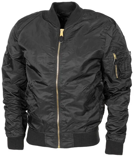 MFH Veste bombardier US Airforce MA-1, noir