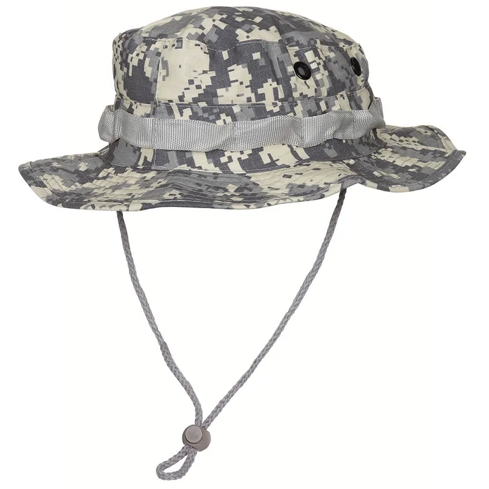 MFH10713QM US GI Chapeau de brousse, mentonnière, GI Boonie, Rip Stop, AT-digital TAILLE M