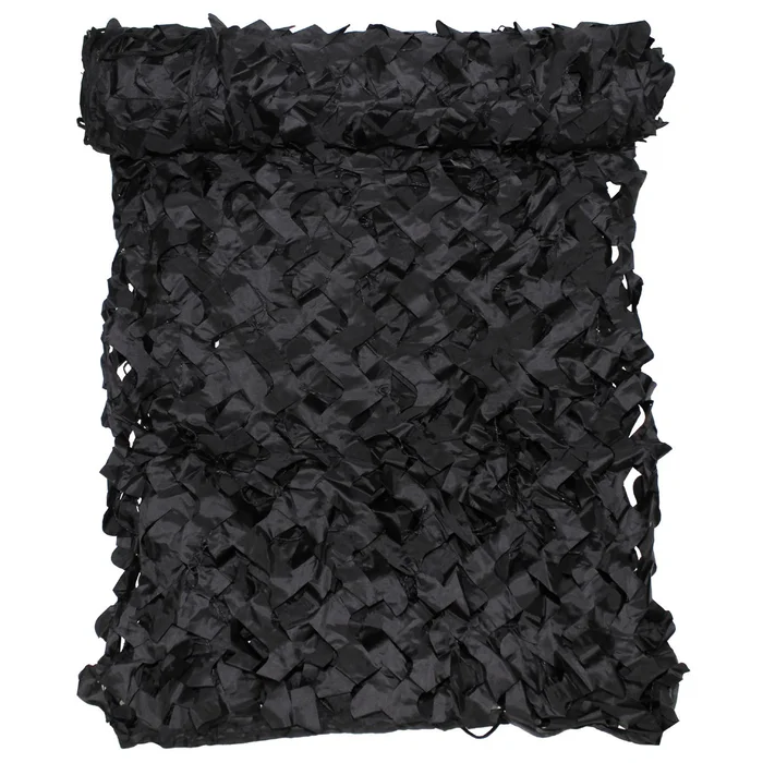 MFH27877A Filet camouflage, 2x3m, « Basic », noir, avec sac de PVC