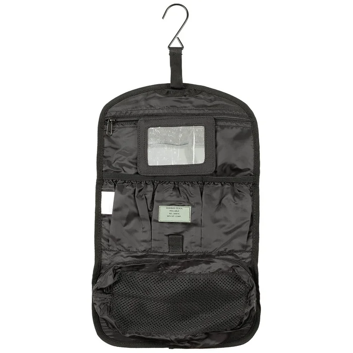 MFH30491A Trousse de toilette, noir, poches div.