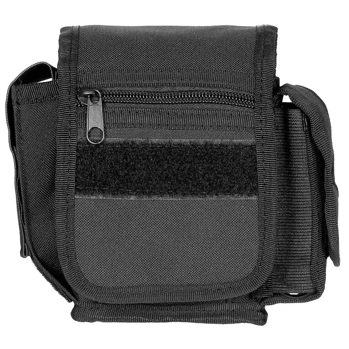 MFH30745A Poche ceinturon avec 3 compartiments, noir