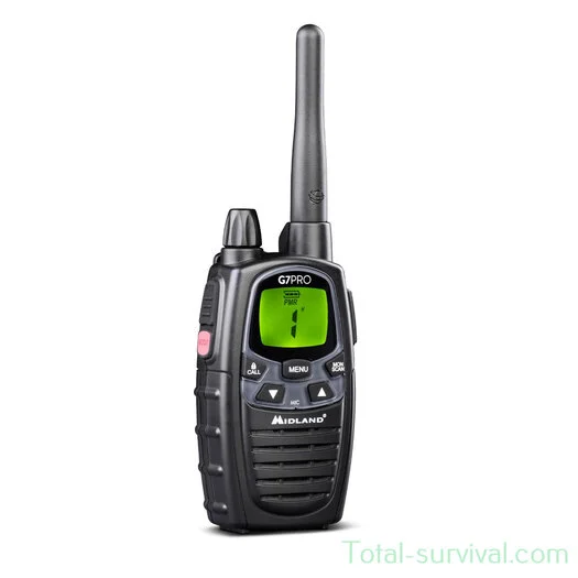 Midland – Radio professionnelle G7 PRO, PMR/LPD
