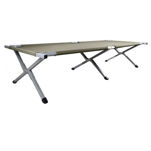 Mil-Tec lit de camp US 1 personne 190×65 cm, vert olive