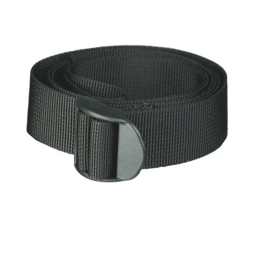 Mil-Tec sangle d’emballage 25 mm x 120 cm avec boucle, noire
