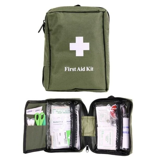 Mil-tec Trousse de premiers soins Molle, assortiment de 48 pièces, vert olive