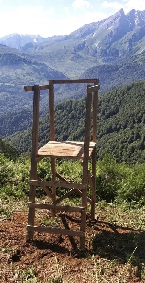 Mirador en chêne 1m10