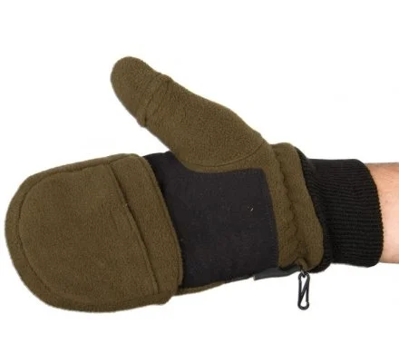 Mitaines polaire kaki SOMLYS – Image 2