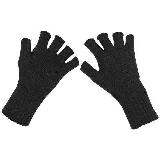 Mitaines tricotées MFH, noir