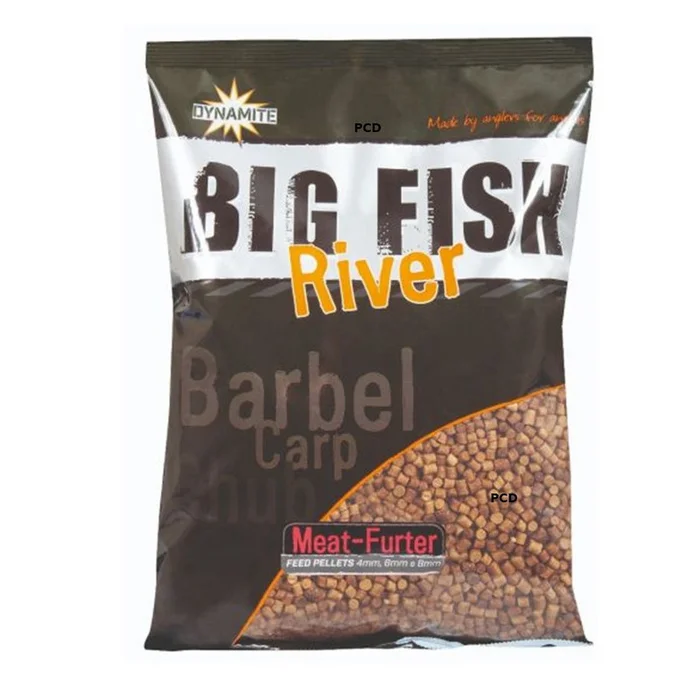 Mix Pellets Dynamite Baits Big Fish River Meat-Furter Pellets 1KG800