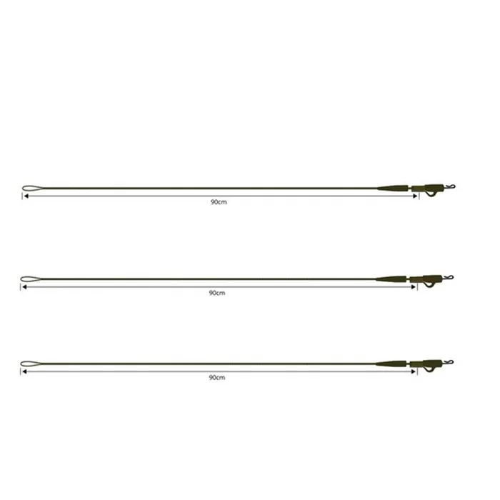 Montage Carp Spirit Gravity Ready Leader Metallic Lead Clip Par 3
