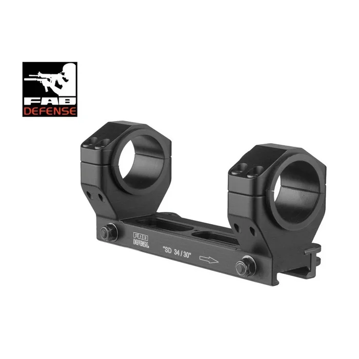 MONTAGE FAB DEFENSE SD 34 /30 AVEC INSERTS POUR RAIL PICATINNY