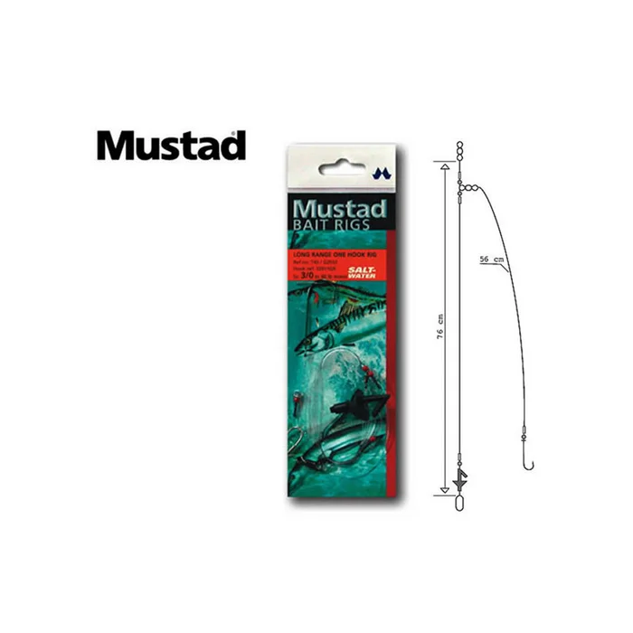 MONTAGE MUSTAD LONG RANGE ONE HOOK RIG T43