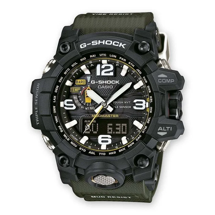 Montre G-Shock Mudmaster GWG-1000 (solaire) vert OD
