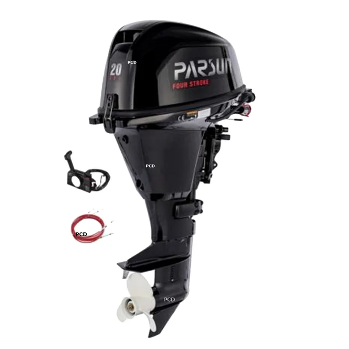 Moteur Thermique Parsun 20 Cv Arbre Long Commande A Distance