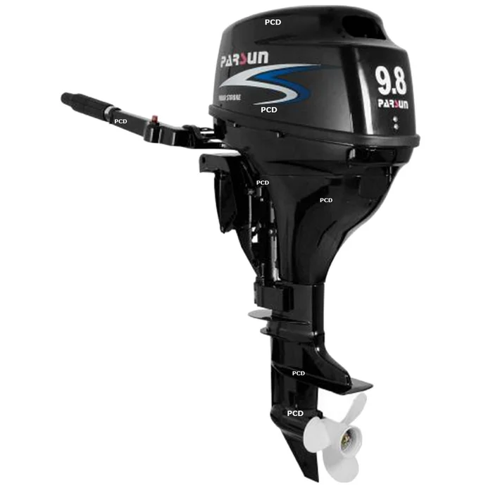 Moteur Thermique Parsun 9.8 Cv Arbre Court