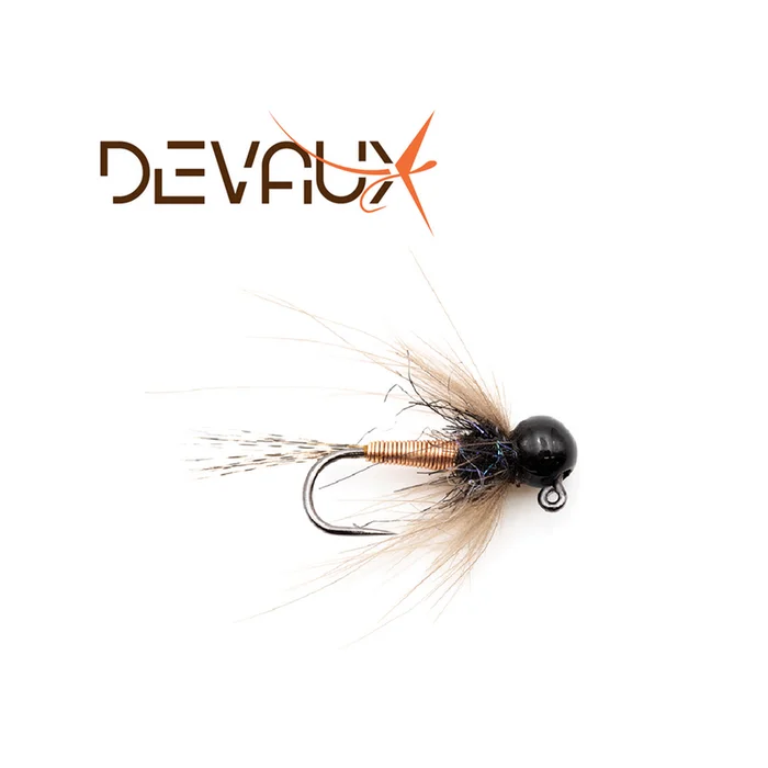 MOUCHE DEVAUX NYMPHE BILLE TUNGSTENE NTJ07 BL PAR 3