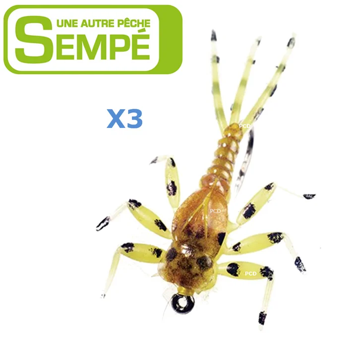 MOUCHE SEMPE NYMPHE DE MAI YELLOW NON LESTEE H10 PAR 3