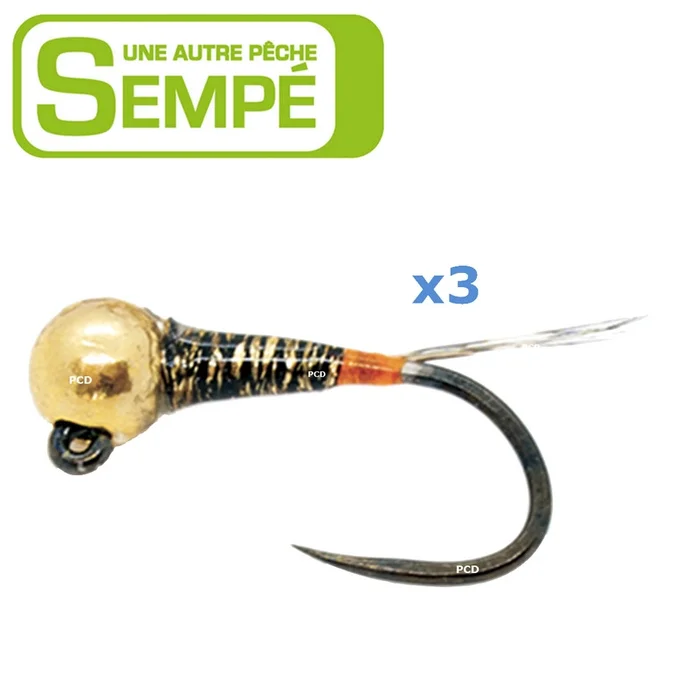 MOUCHE SEMPE PERDIGONE BILLE TUNGSTENE OO PAR 3