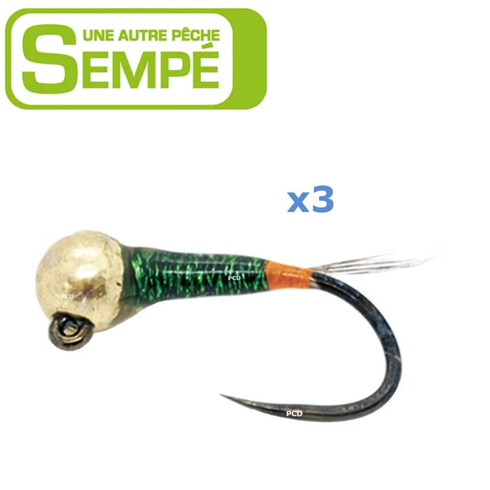 MOUCHE SEMPE PERDIGONE BILLE TUNGSTENE VO PAR 3