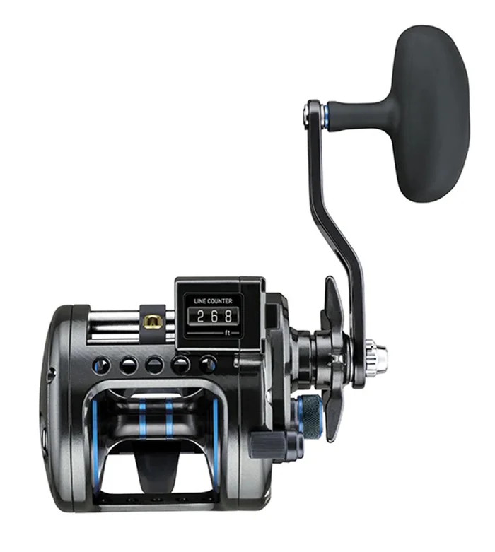 Moulinet Daiwa Saltist Levelwind avec compteur de ligne – Image 2