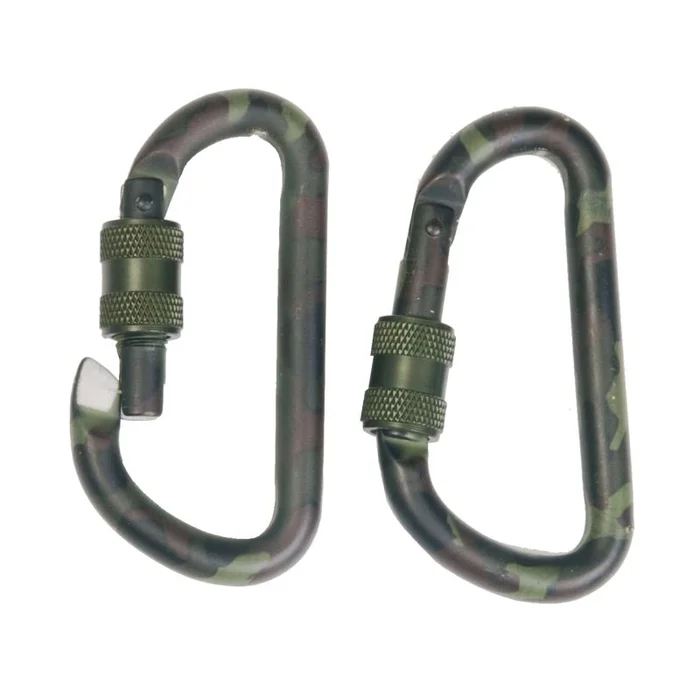Mousqueton aluminium Camouflage CE