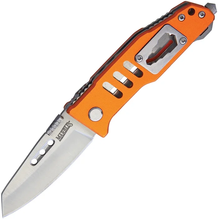 MR558 – Marbles Linerlock Orange Handle