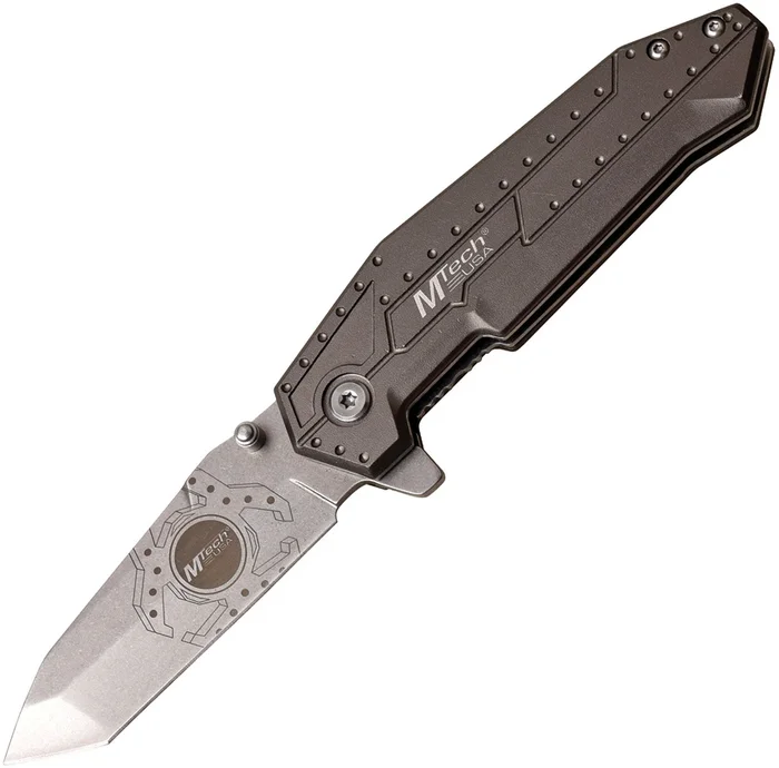 MT1069GY – MTech Linerlock Gray