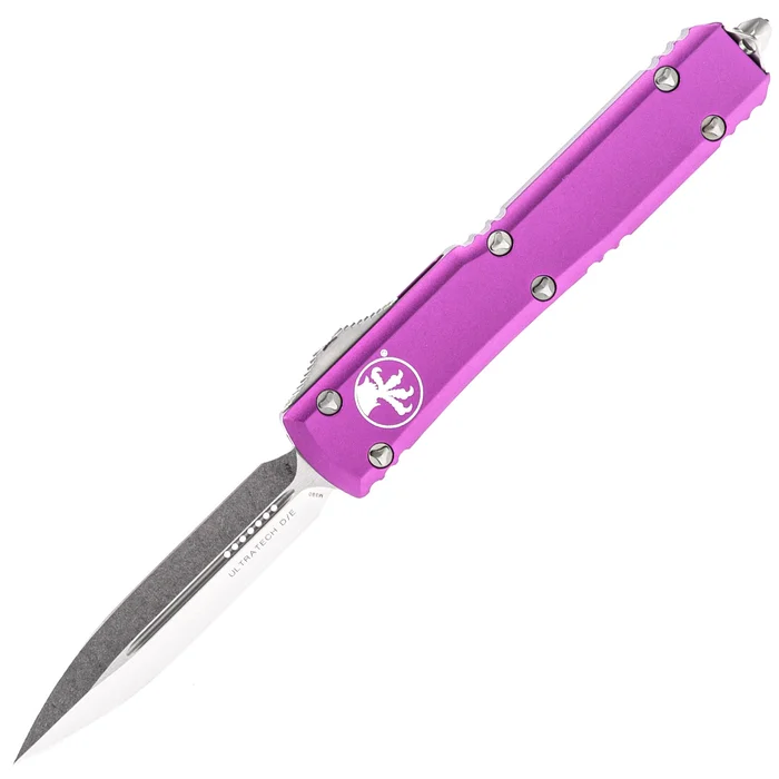 MT122-10VI – Microtech Ultratech D/E Stonewash Violet