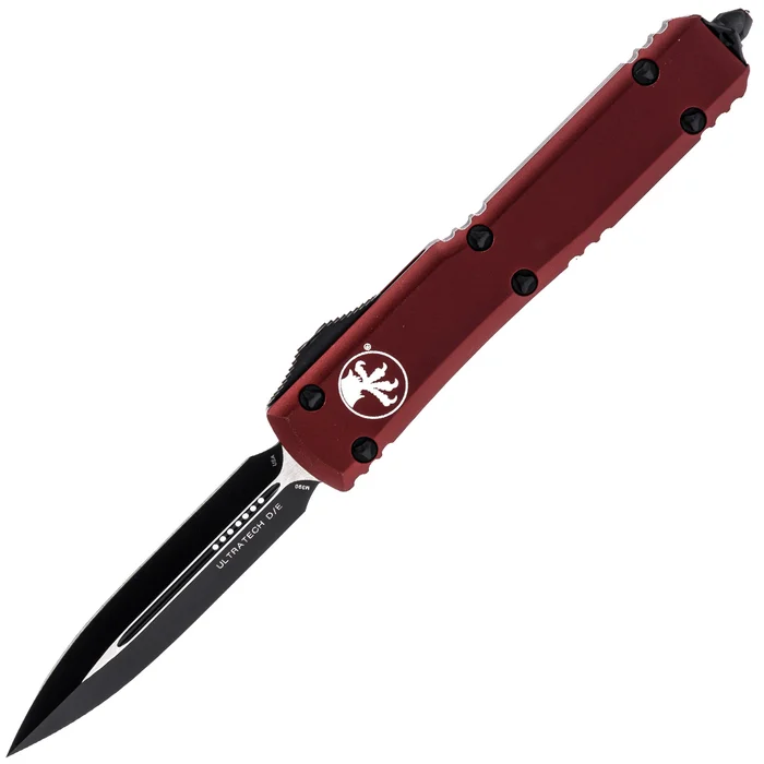 MT122-1MR – Microtech Ultratech D/E Black Merlot