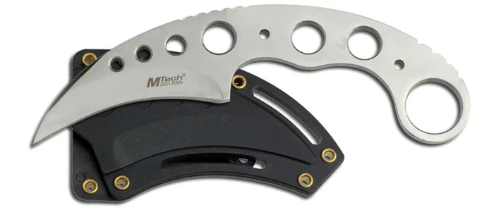 MT664SL – Mtech Tactical Karambit Silver