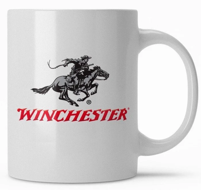 Mug blanc avec logo WINCHESTER