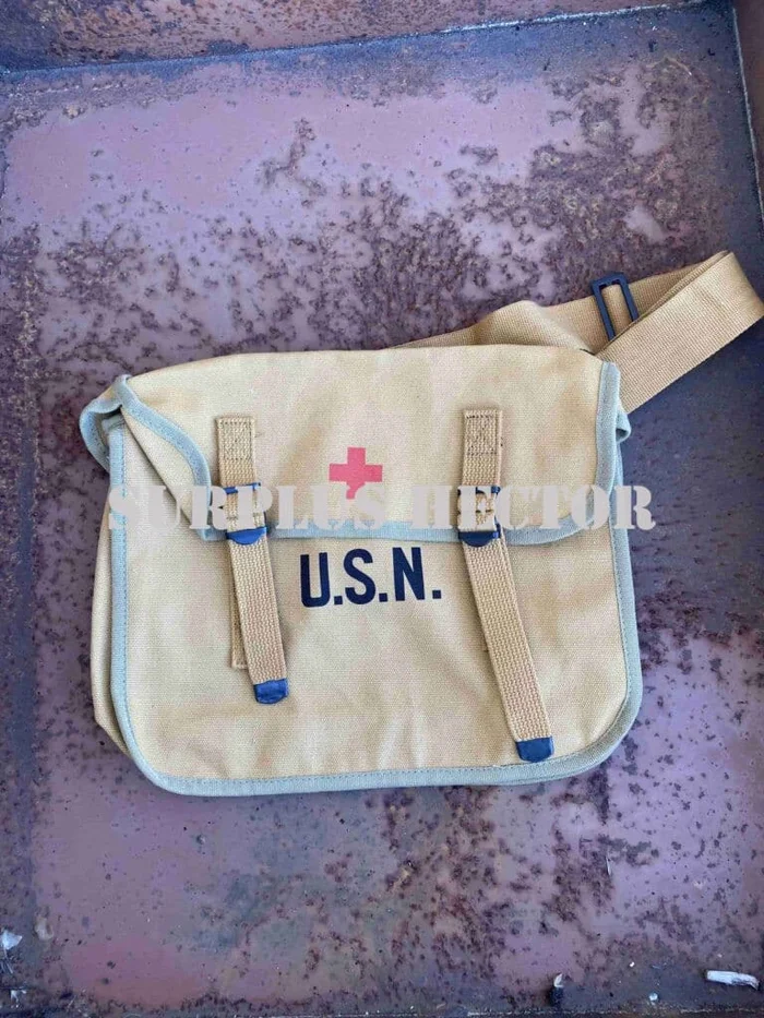 Musette Médicale US NAVY WW2 Reproduction – Militaria WW2