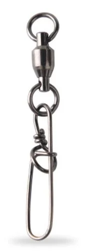 Mustad Attache Rapide Stay-Lock™ avec Émerillon à Roulement à Billes