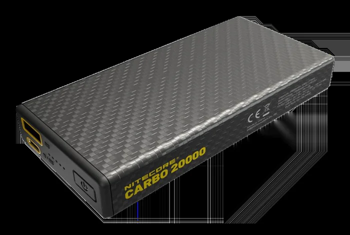 NCC20000 – NITECORE CARBO 20000 Batterie Externe Carbone 20000mAh 5V 3A 20W